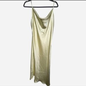 Petal & Pup Yellow Slik Dress